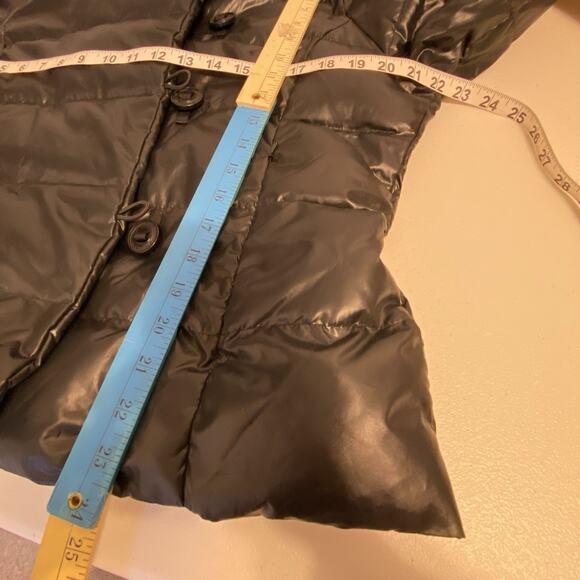 Marc New York Womens M/L Duck Down Feathers Fill Black Puffer Jacket Winter Coat - Picture 2 of 11